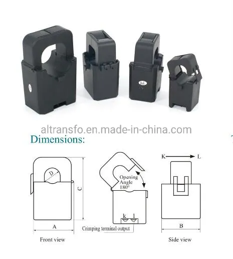 100A/100mA AC China electric mini split core current transformer