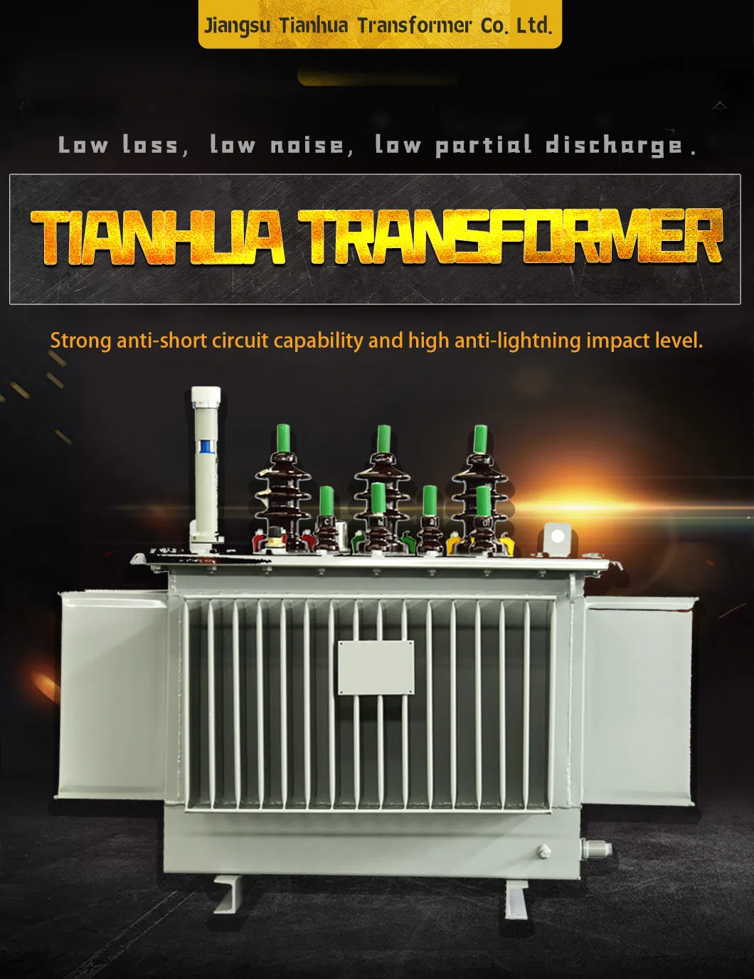 11kv 35kv Power Transformer 5000kVA Oil Immersed Transformer
