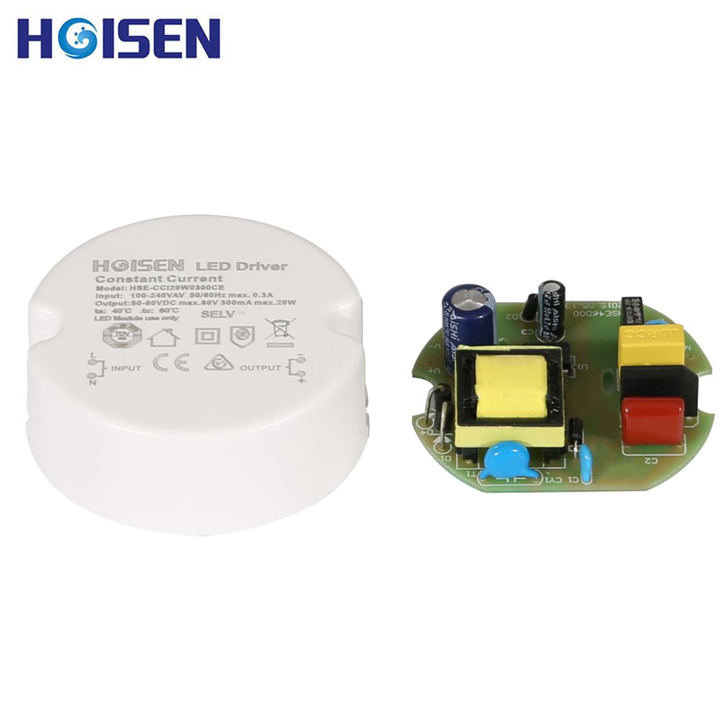 15W 300mA Build-in Type Round LED Driver