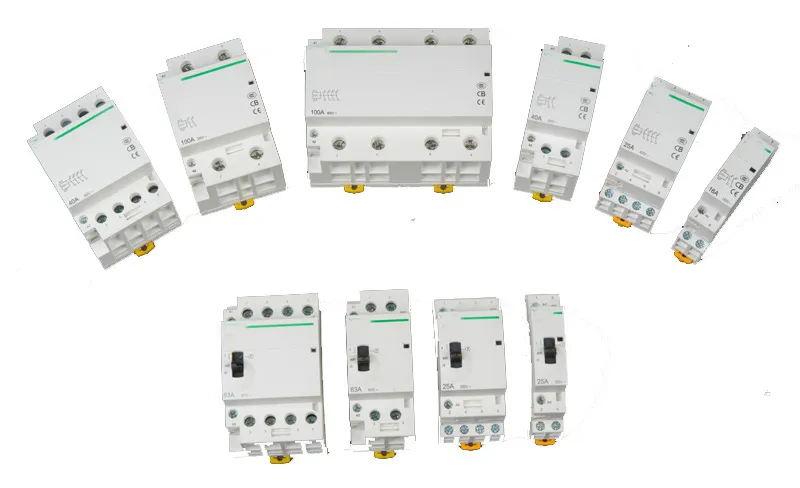 2p 63A 1no 1nc AC Contactor Match for Miniature Circuit Breaker