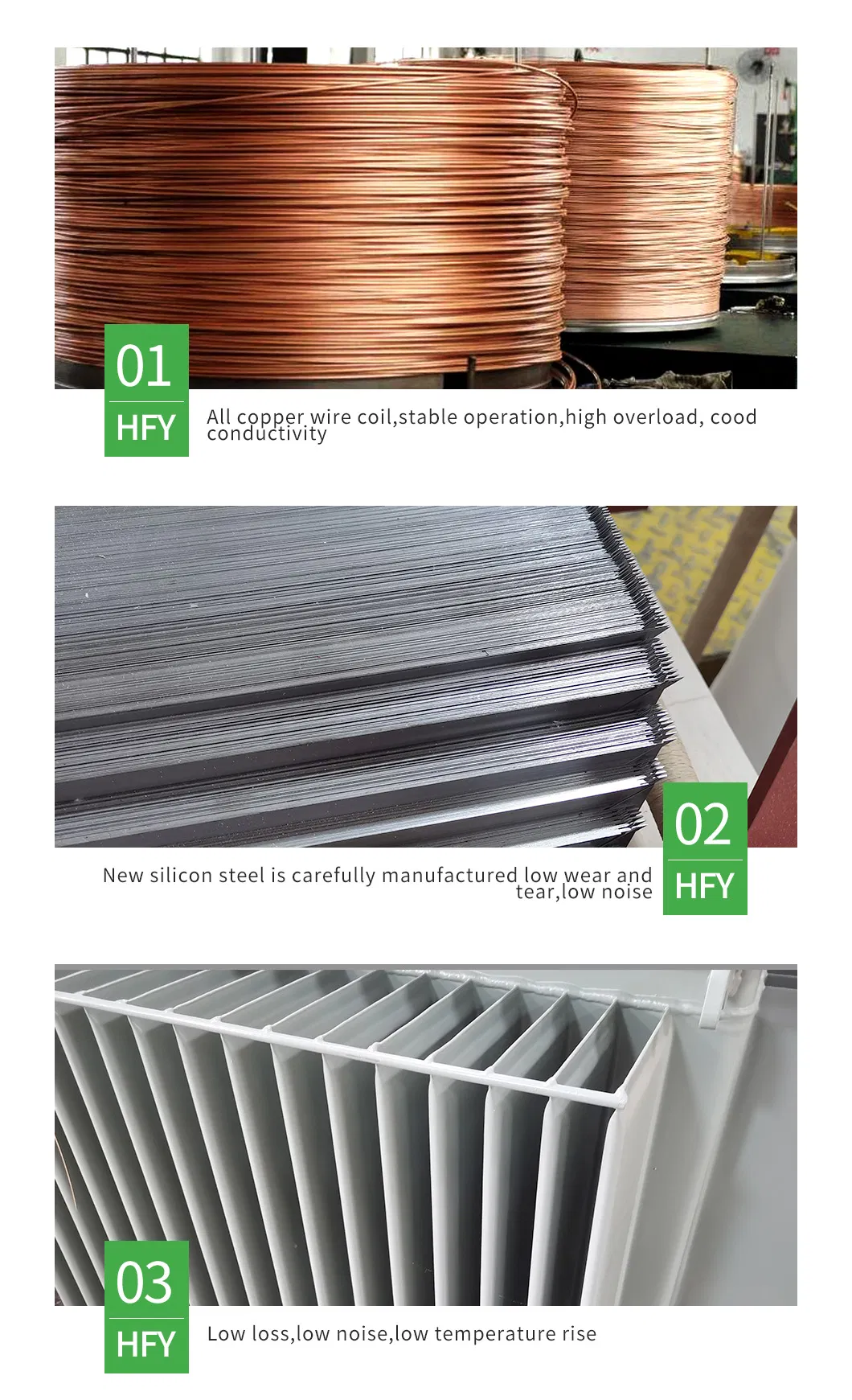 33kv 100kVA 200kVA 300kVA 400kVA 500kVA Outdoor Three Phase Electrical Power Distribution Transformer