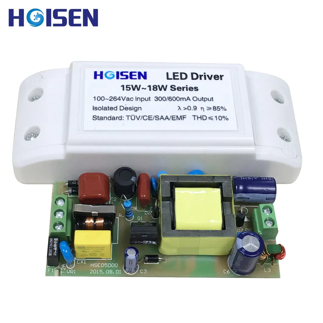 46W 800mA OEM/ODM Series LED Driver with 100-305V Input EMC/Ce/UL/TUV Certification