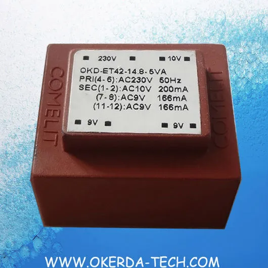 5.0va Ei PCB Mounting Transformers Ei42 Pulse Transformer