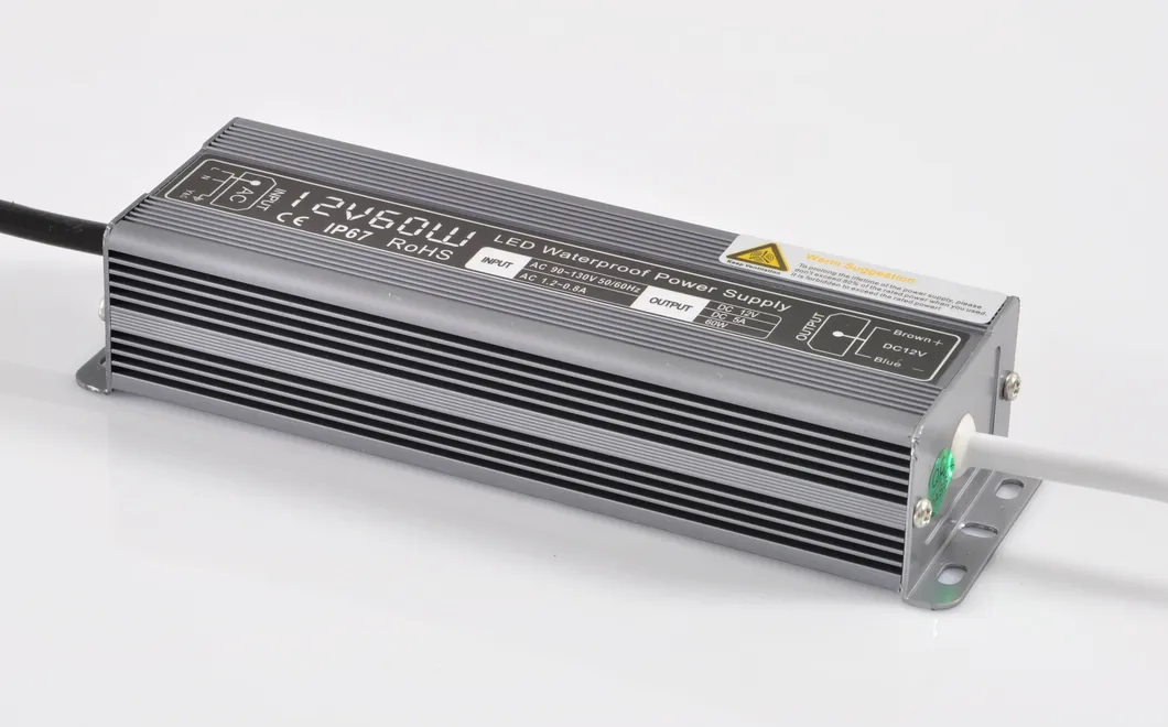 60W 5A 12V Switching Power Supply for LED Strips/Module Light