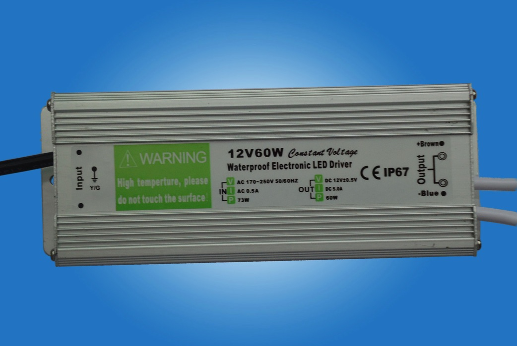 80 Watts Waterproof Constant Voltage LED Driver with Pfc