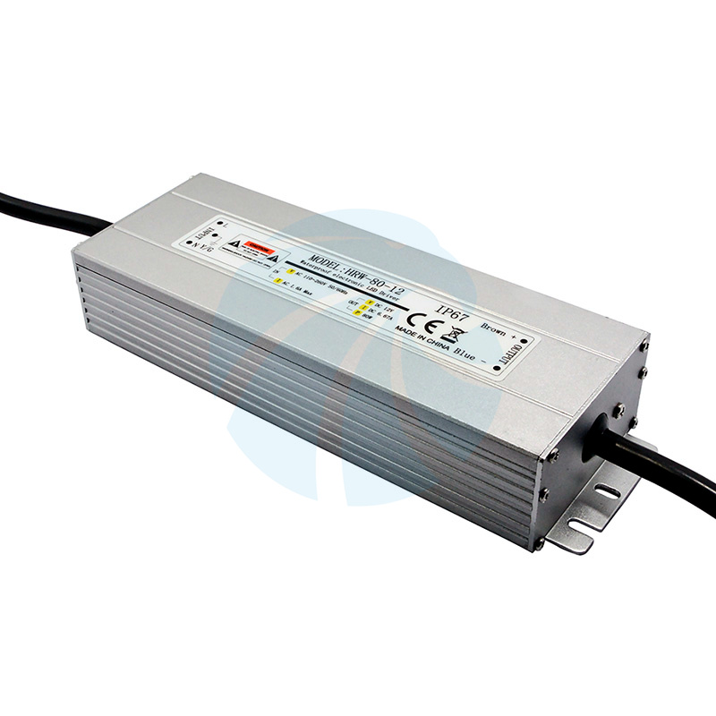 80W 12V IP67 Waterproof Dustproof LED Switching Power Supply