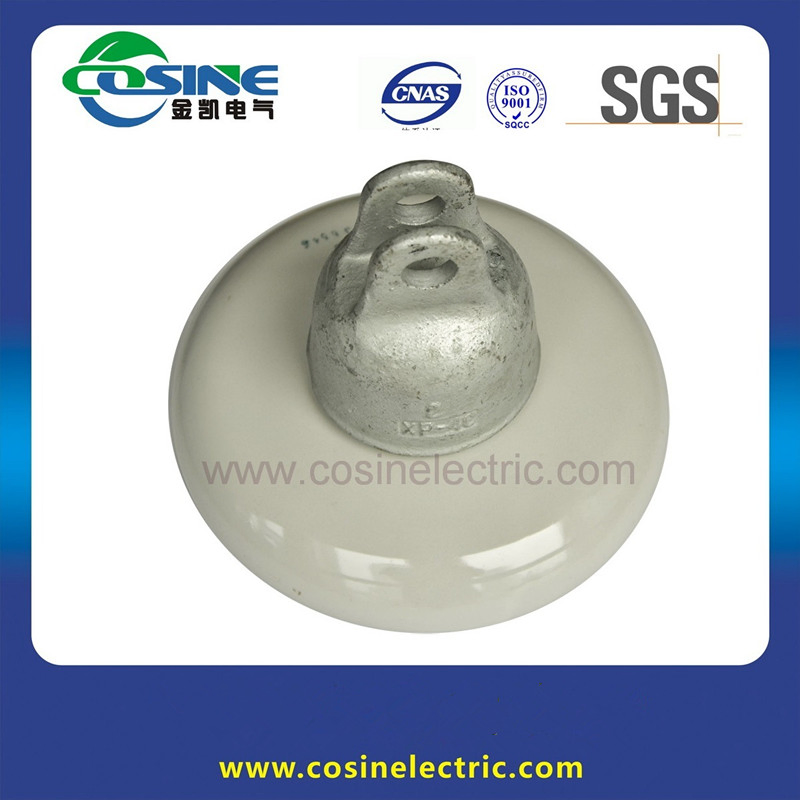 ANSI 52-1 Porcelain Ceramic Disc Suspension Insulator in Transmission