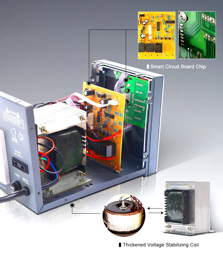 Automatic 3000kVA Power House Digital Voltage Stabilizer