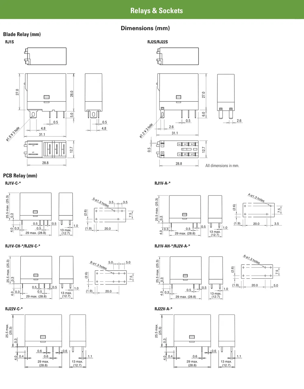 Best Price Power Relay, Dpdt, 24 VDC, 8 a, Rj Series, Socket, Non Latching