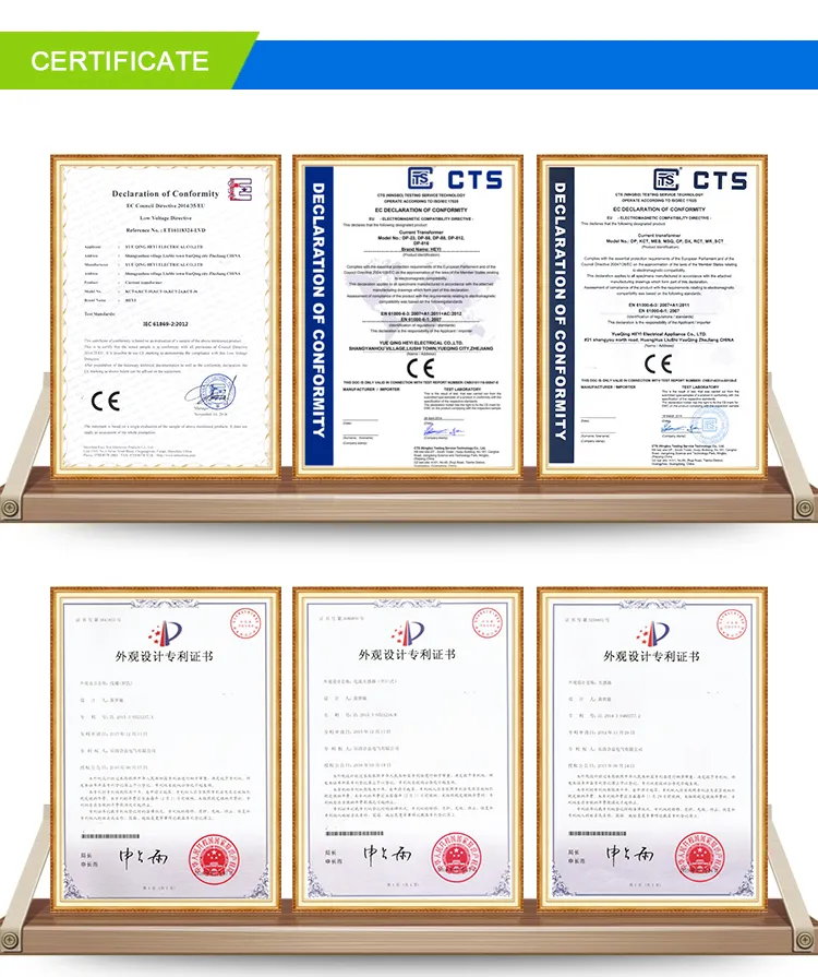 Clamp on Current Transformers with Heyi Asct Kct-6 5A/2.5mA Cl: 0.5