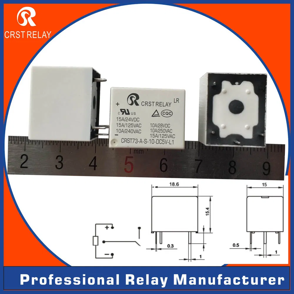 Crst73 -a-S-DC24V-L1 Magnetic Latching Relay with Shunt High Accuracy Energy Meter Relay Remote Control on off Use