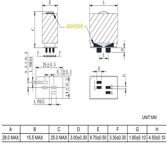 Customized Design Er2614 High Frequency Transformer with Magnetic Shield Construction