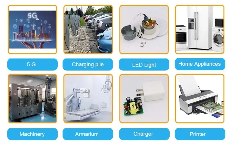 Customized High Frequency High Voltage Power Flyback Transformer for Various Lighting Power Supply