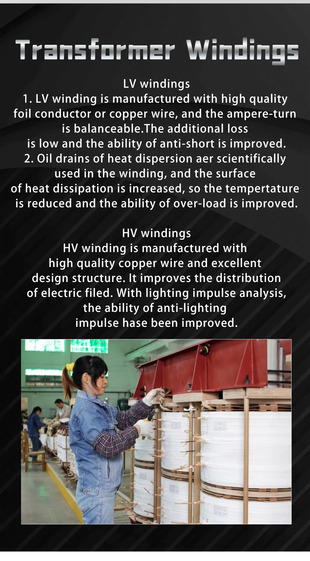 Dry Type Distribution Transformer with Temperature Control System