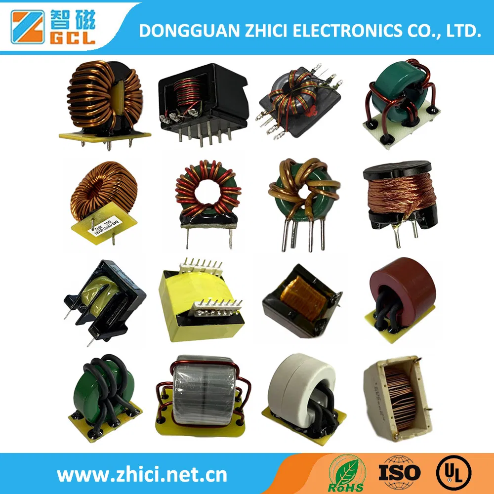 Ee28 Single-Phase High Frequency Electric Transformer with High Quality for Hygrostats Single and Combined