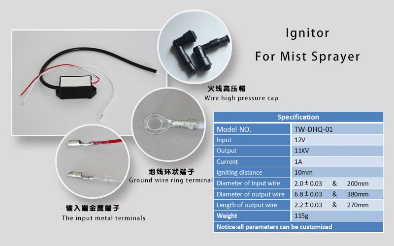 Electric Igniter for Smoke & Fog Machine