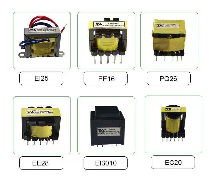 Ep7 Ep10 Ep13 24V 12V 5V Transformer Ep20 PC40 Ferrite Inverter Electric SMD High Frequency Transformer