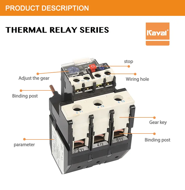 Free Sample Lrd Thermal Overload Relay Motor Protection Thermal Overload Relay Max 630A 220V AC Relay Competitive Price