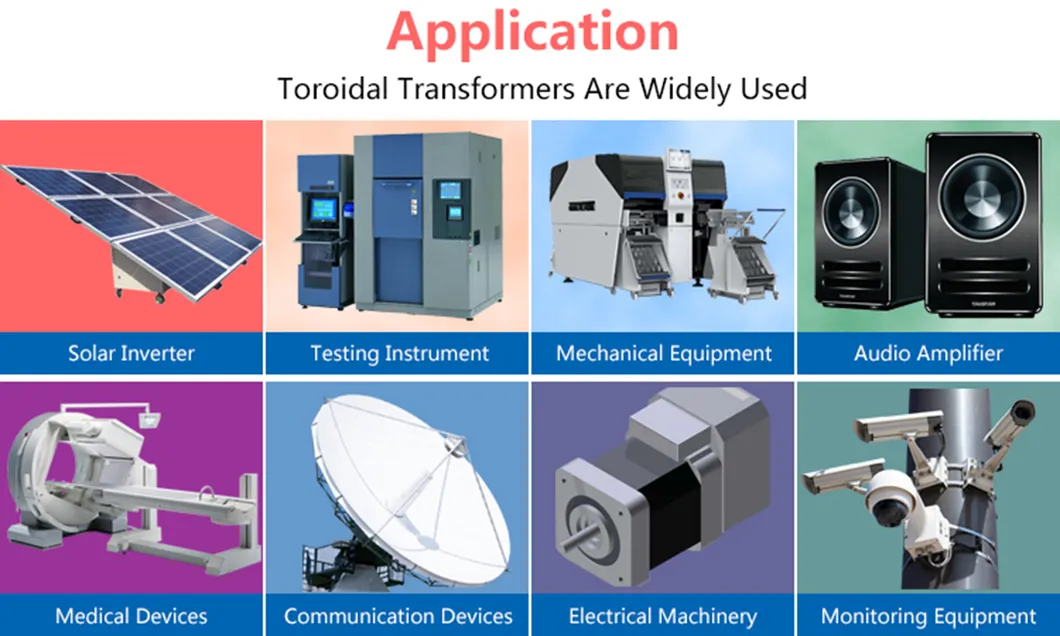 High Efficency 240V 12V Toroidal Transformer
