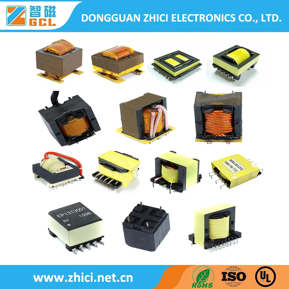 High Quality Power Supply 12V 5W High Frequency Eel19 PCB Mounting Flyback Transformer for Mobile Phone Parts