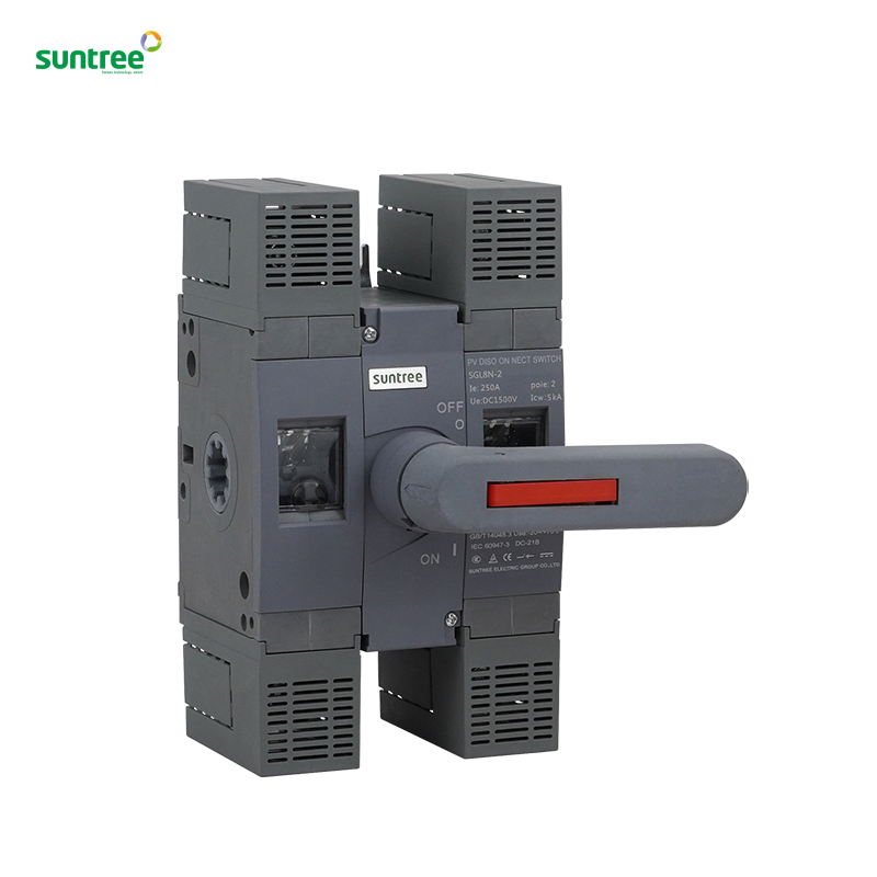 Hot Selling 250A 3p Load Isolator Break Switch/ Load Break Isolating Disconnect Switch CCC/CE High Voltage Disconnecting Switch Suntree Brand Indoor 1500V DC