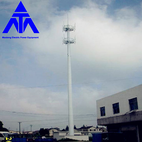 Telecommunication Single Tubular Tower