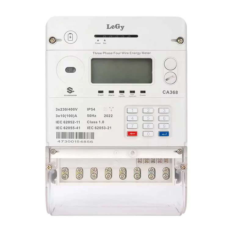 Three Phase Prepaid Energy Meter