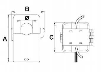 5A-400A Trusducer Split Core Current Transformer 600mA 10V