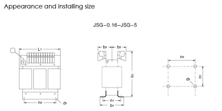 Leipole Jsg Series Transformer with IP20 Frequency 50-60Hz
