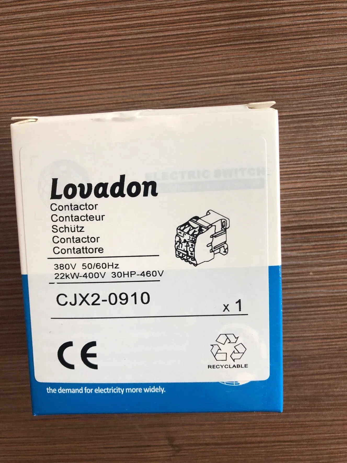 Magnetic Electrical Contactor Cjx2 Series K Model AC Contactor
