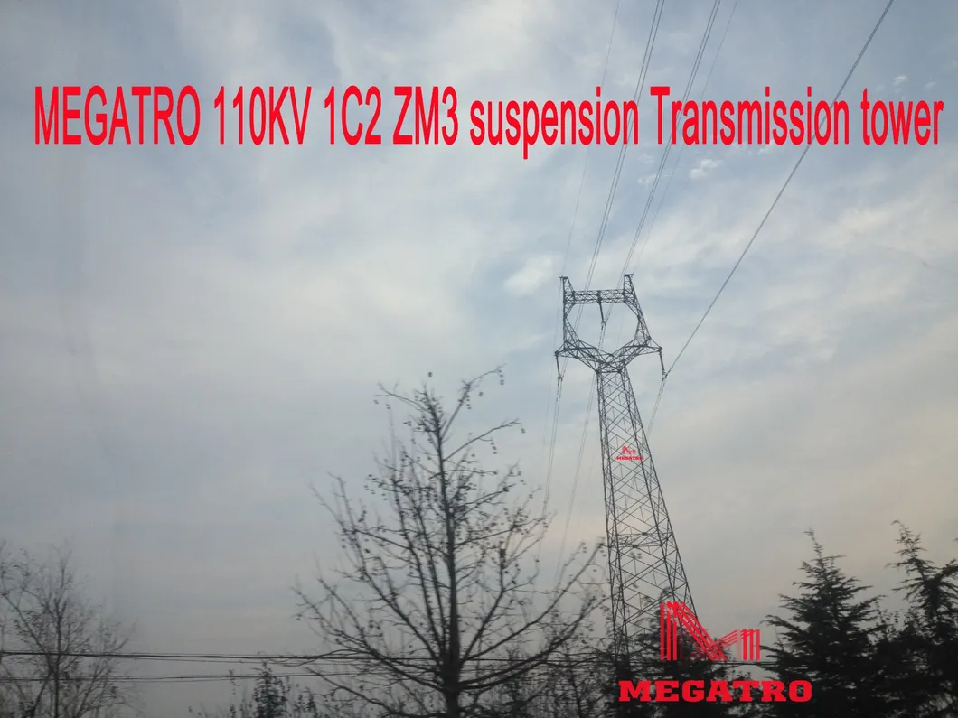 Megatro 110kv 1c2 Zm3 Suspension Transmission Tower