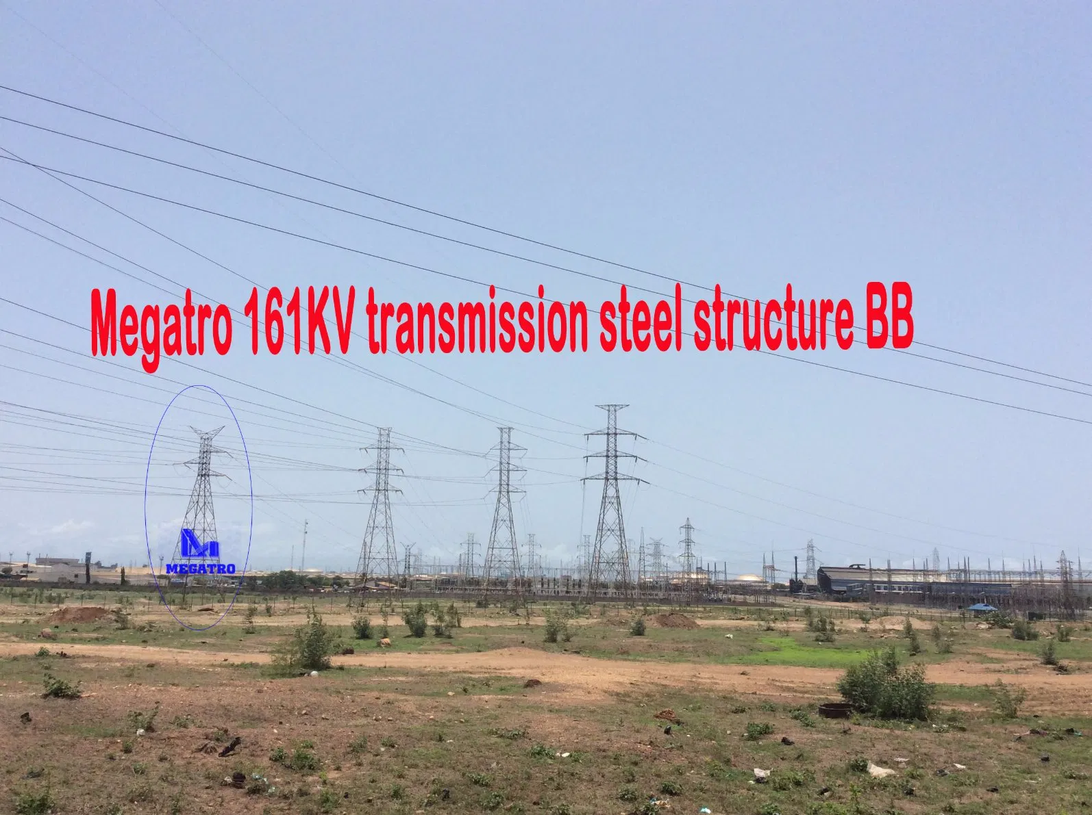 Megatro 161kv Transmission Steel Structure Bb