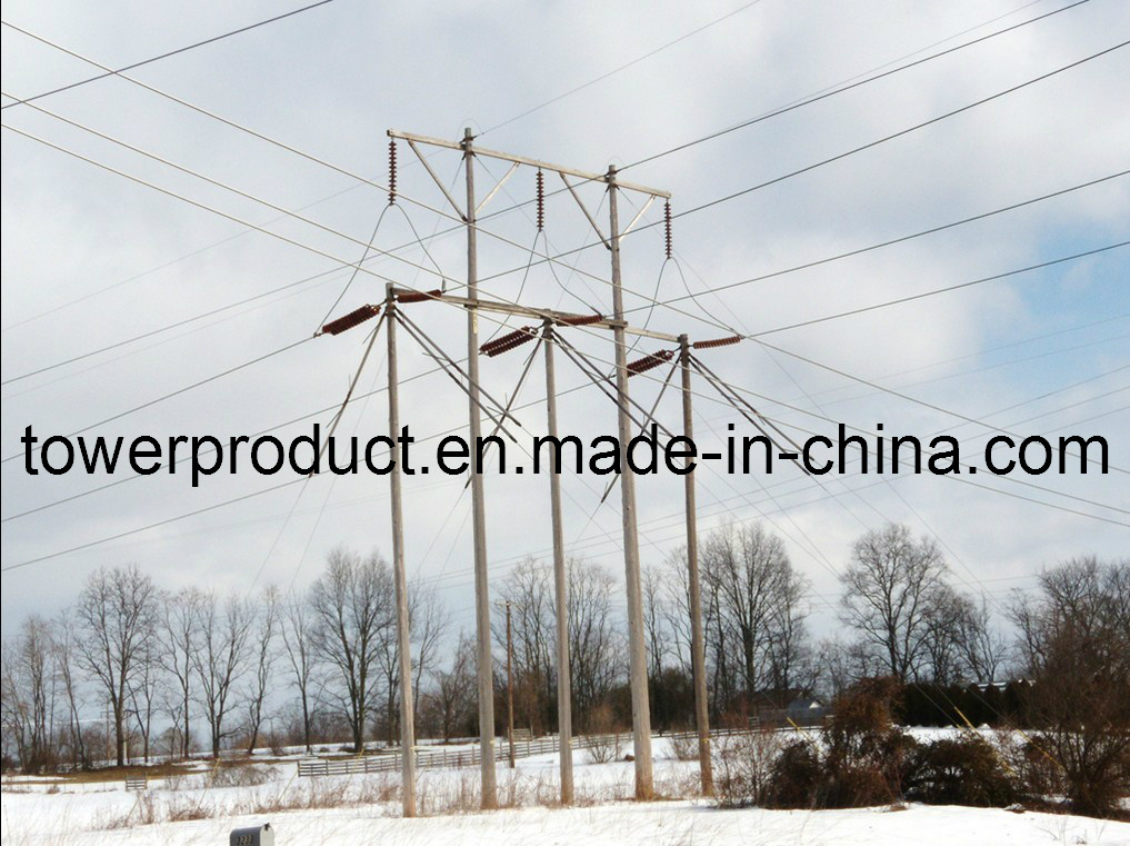 Megatro 230kv Steel H-Frame for Power Transmission (MGP-HF230)