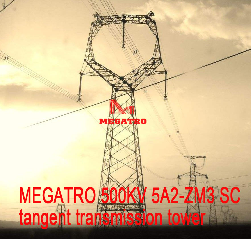 Megatro 500kv 5A2-Zm3 Sc Tangent Transmission Tower