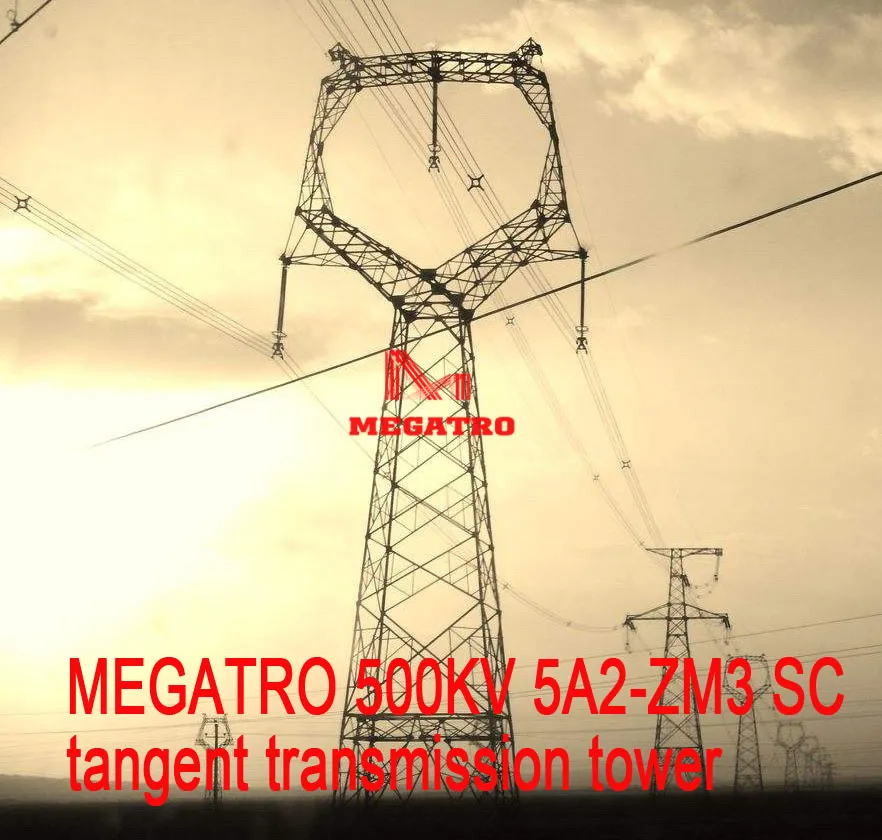Megatro 500kv 5A2-Zm3 Sc Tangent Transmission Tower