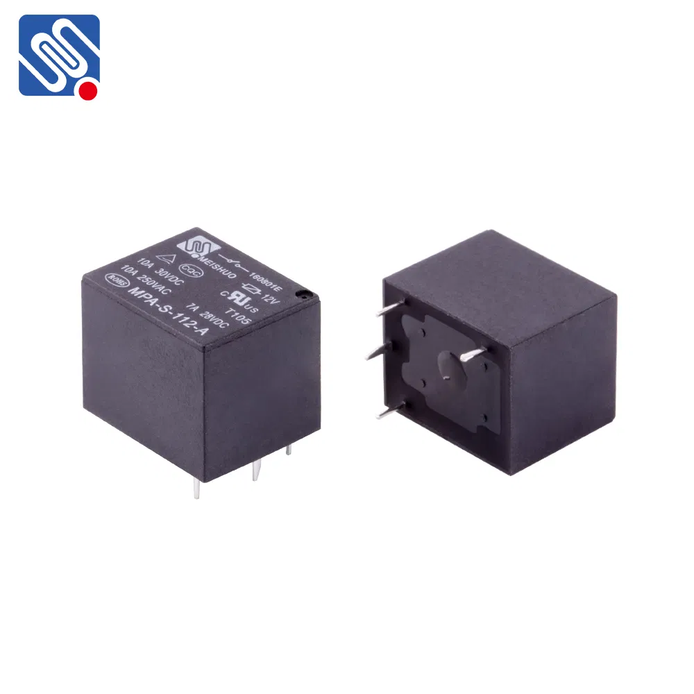 Meishuo MPa-S-112-a Micro Rele Small Relay 12V 10A Mini Hf3FF Relay 4pin Rele