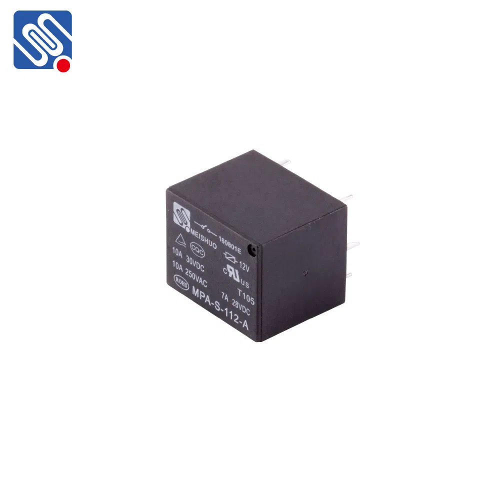 Meishuo MPa-S-112-a Micro Rele Small Relay 12V 10A Mini Hf3FF Relay 4pin Rele