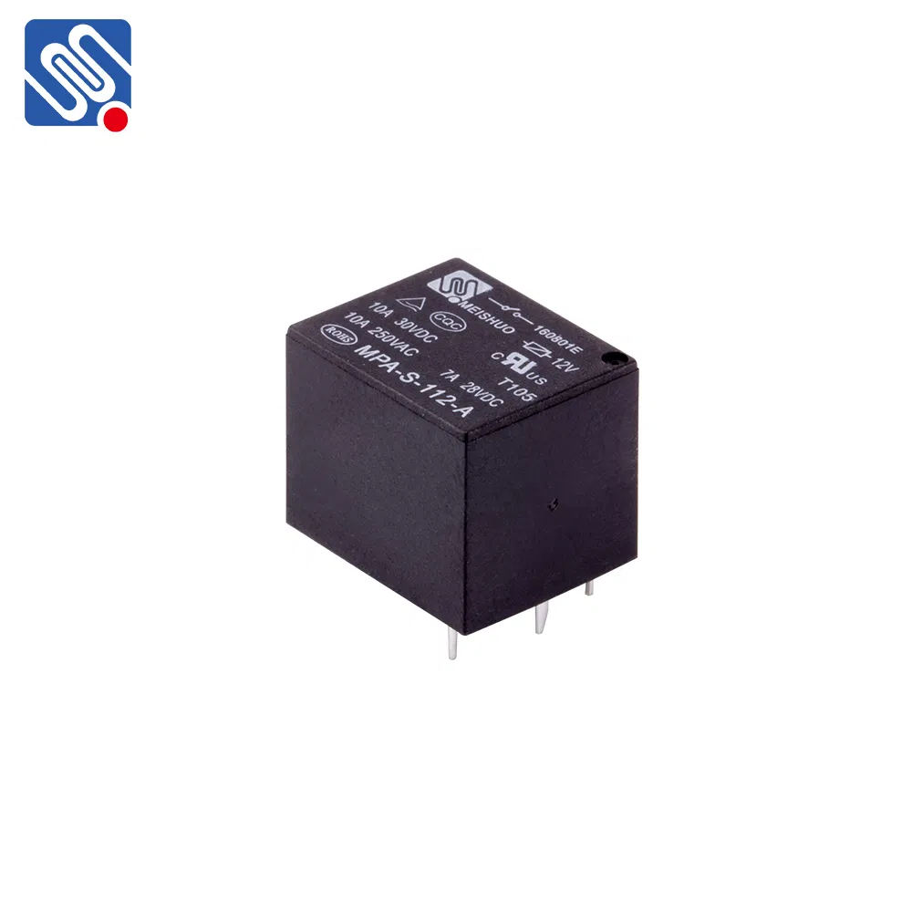 Meishuo MPa-S-112-a Micro Rele Small Relay 12V 10A Mini Hf3FF Relay 4pin Rele