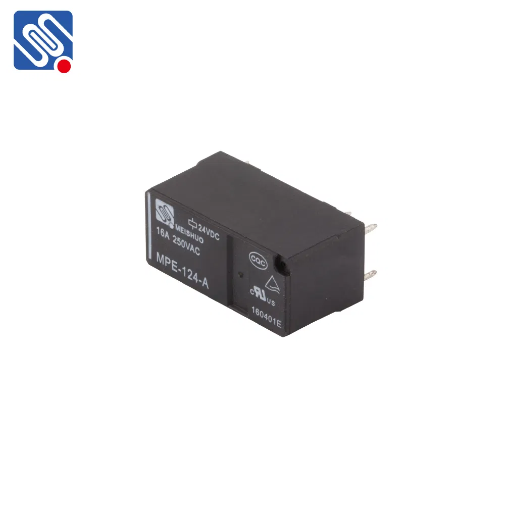 Meishuo Mpe-S-124-a Relay Factory 24V 16A 4pin Micro PCB Power 277VAC 250VAC Rele