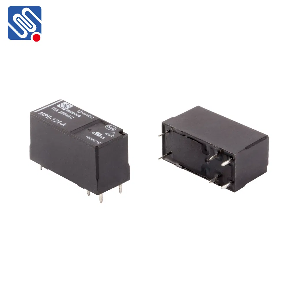 Meishuo Mpe-S-124-a Relay Factory 24V 16A 4pin Micro PCB Power 277VAC 250VAC Rele