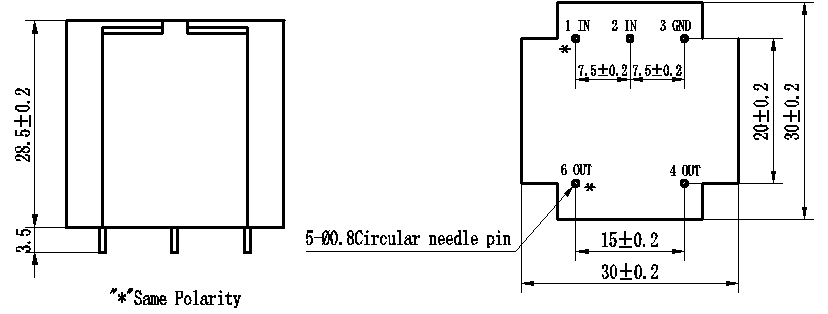 Micro Voltage Transformer Used for Relay Protection/ Miniature Electronic Voltage Transformer Zm-Rpt