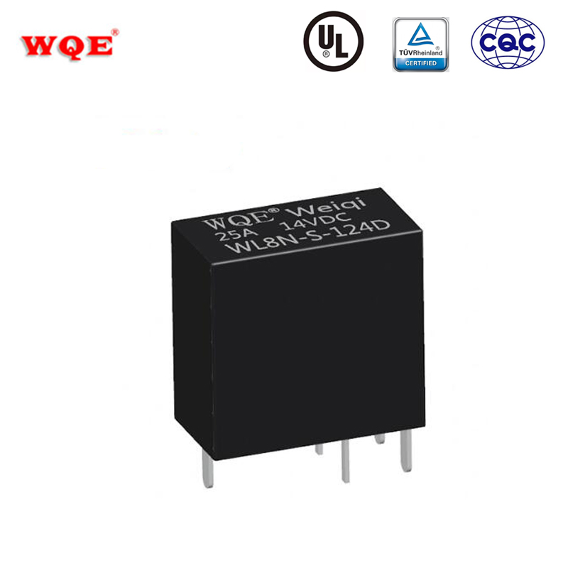 Miniature Automotive Relay Auto Parts for Automobile Black Cover 25A 14VDC Relays Rele Wl8n