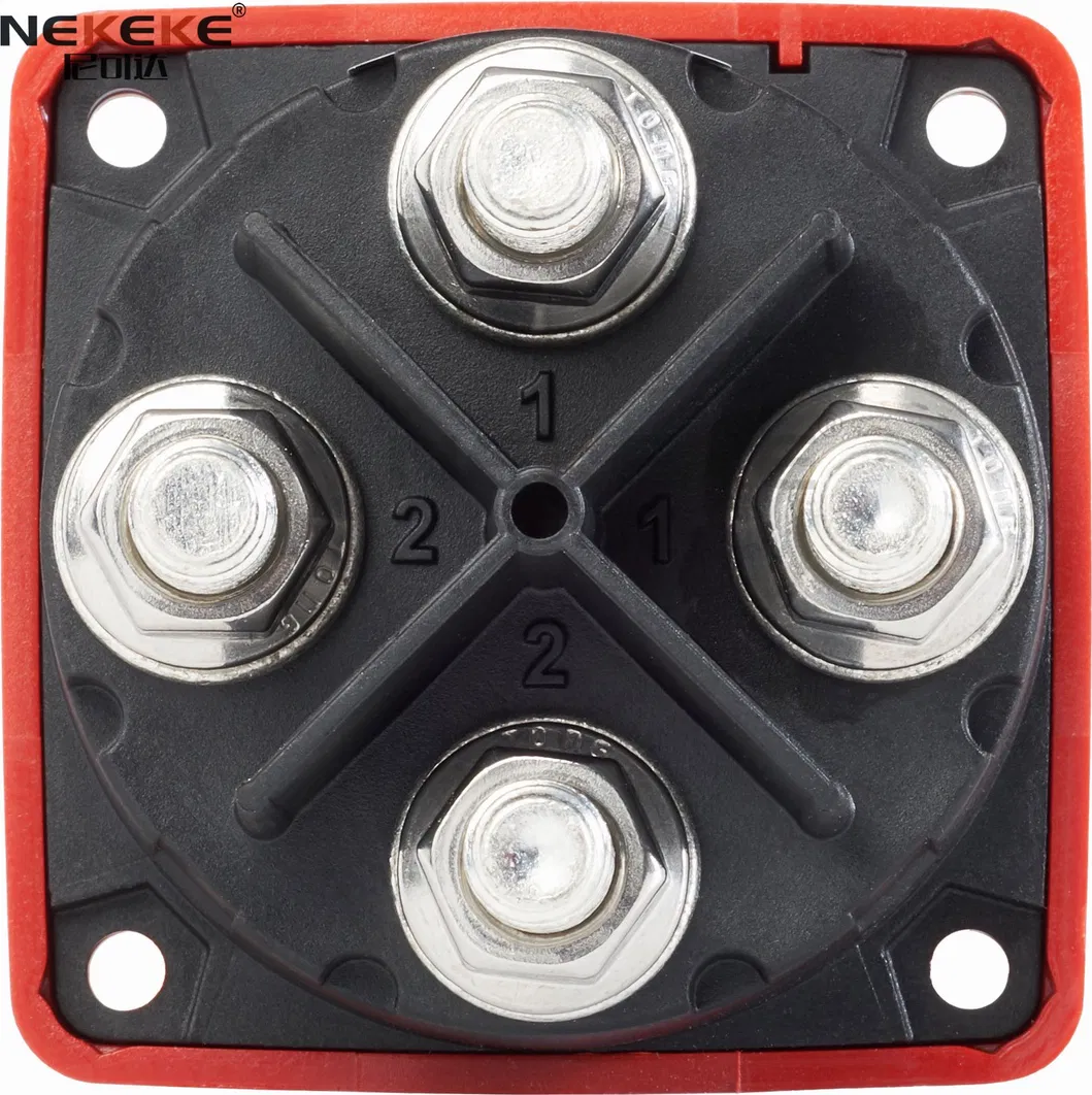 Nekeke Auto Selector 4 Position Disconnect Battery Switch for Marine Boat