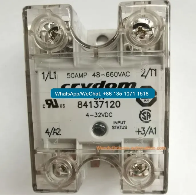 New Original Crydom SSR 84137120 50A RMS Solid State Relays