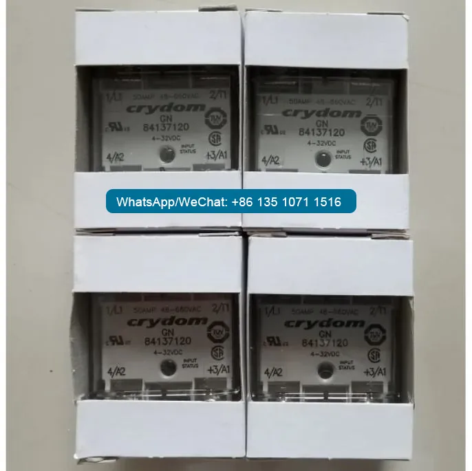 New Original Crydom SSR 84137120 50A RMS Solid State Relays