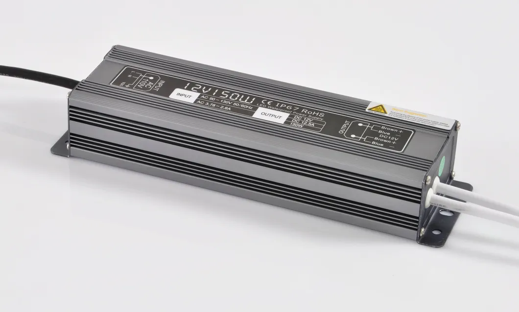 Outdoor IP67 Waterproof 12V 150W DC LED Power Supply with Ce RoHS