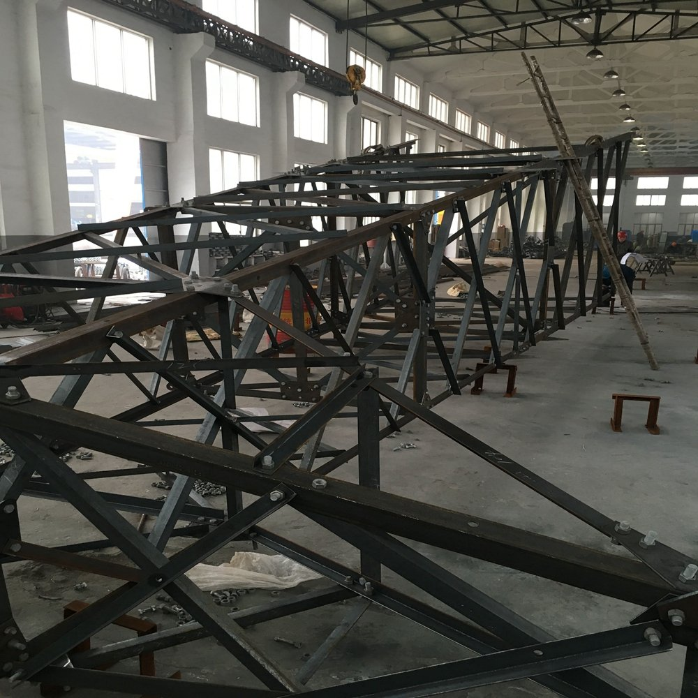 Power  Transmission  Line  Angle  Steel  Tower 4- Legged Galvanized