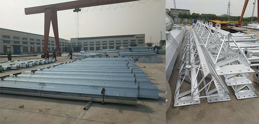 Power&nbsp; Transmission&nbsp; Line&nbsp; Angle&nbsp; Steel&nbsp; Tower 4-Legged Galvanized