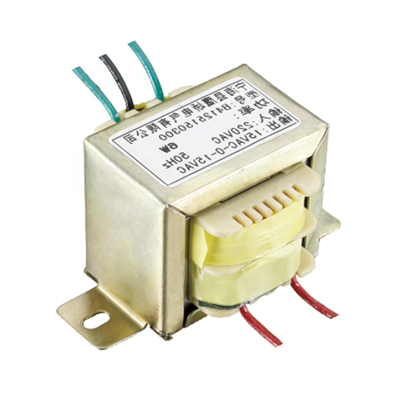 Power Transformer 6va 6W Power Distribution 15V AC Ei Transformer Low Frequency