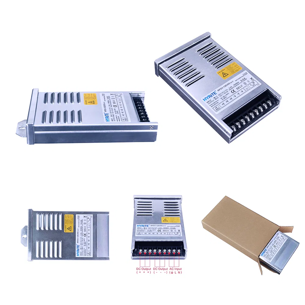 Rainproof 350W 12VDC IP44 Switching LED Power Supply